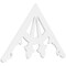 Ekena Millwork Pitch Riley Architectural Grade PVC Gable Pediment, 48"W x 28"H x 1"P (14/12) GPP048X028X100RIL - alternate 1